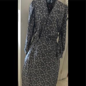 Katie Lewis Wrap Dress Long Sleeve Size 14